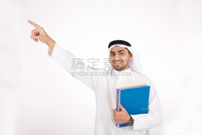 传统服装,男性,学生,中东人,阿拉伯人头巾,真实的人,仅男人,肖像,一个人,仅一个男人