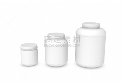 塑胶,白色,空白的,广口瓶,与众不同,三个物体,留白,水平画幅,形状,无人