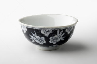 乡村风格,分离着色,碗,白色背景,涂料,日式茶杯,陶瓷工艺品,陶瓷制品,剪贴路径,华丽的