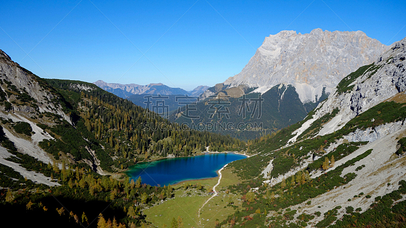 The Alps. Landscapes. Mieminger Kette, Tajakopf, Tajakante, Coburgerhütte