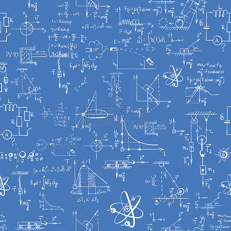 公式 雨 物理学 数学符号 科学 数学 代数 复杂性 手稿 原子图片素材下载 稿定素材