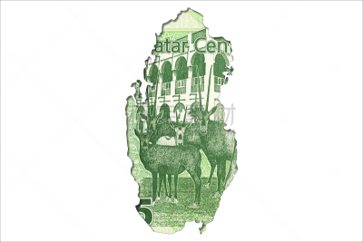 卡塔尔,五个物体,水平画幅,无人,符号,金融,有钱能使鬼推磨,金融和经济,轮廓,特写