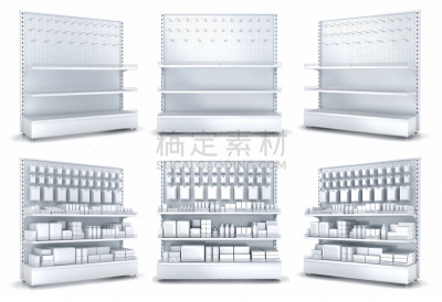 钉板,架子,超级市场,商品,空白的,正面视角,零售展示,商店,吊钩,市场