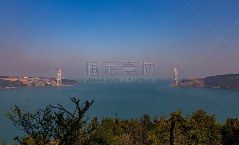 博斯普鲁斯海峡,桥,2014年,建筑业,亨利八世,海峡,土耳其,苏丹,,行军