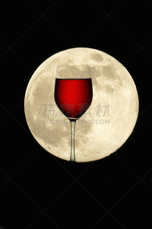 葡萄酒,月见团子,月见,垂直画幅,葡萄酒杯,无人,月亮,含酒精饮料,摄影,构图