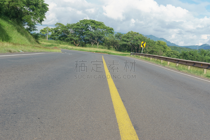 天空,路,自然美,风景,绿山国家森林公园,概念,自驾游,尼加拉瓜,哥斯达黎加,自然