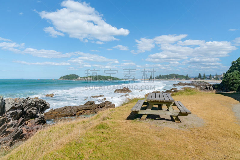 波浪,岩石,芒格努伊山,陶朗加,长时间曝光,海浪,阴影,丰盛湾,夏天,户外