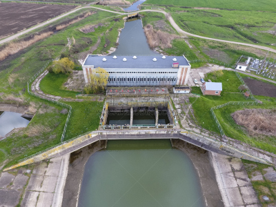 水泵站,都市风景,灌溉设备,稻,田地,泵站,水闸,地下室,石油管道,运河
