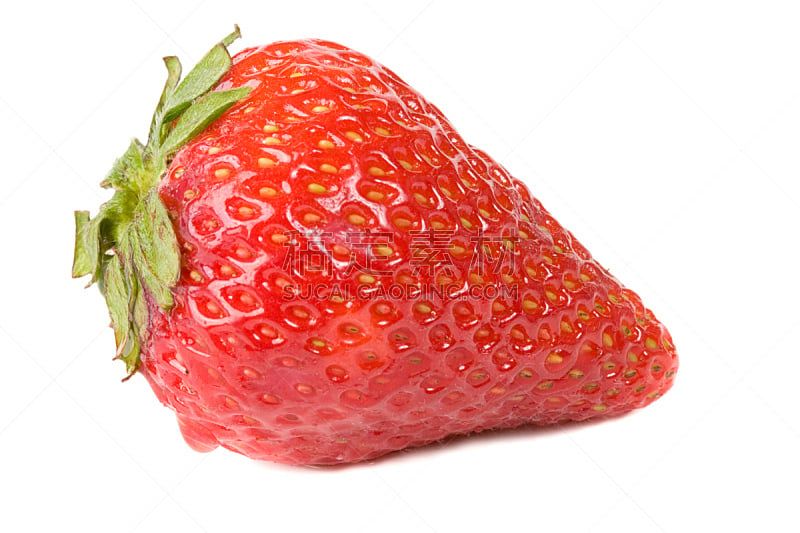 草莓,清新,饮食,水平画幅,水果,无人,全身像,浆果,生食,白色背景