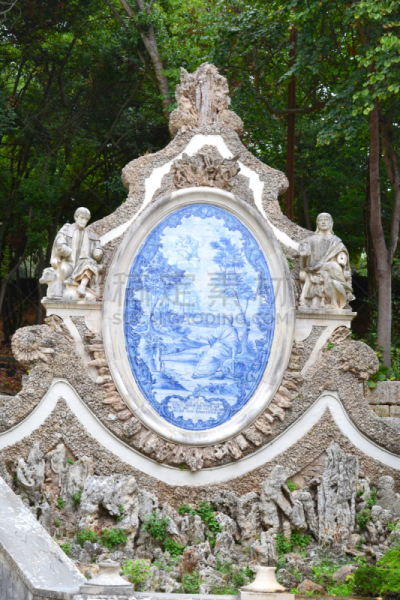 美人鱼,园林,科英不拉,葡萄牙,科英布拉区,清新,草,建筑特色,户外,建筑