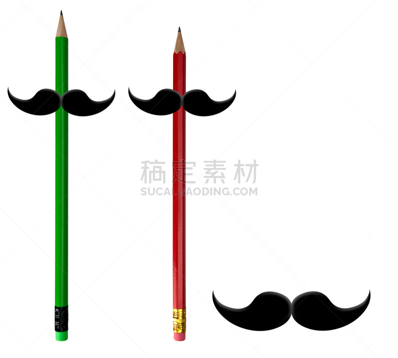 八字胡,白色,红色,铅笔,小胡子,过肩视角,分离着色,绿色,前列腺癌,前列腺