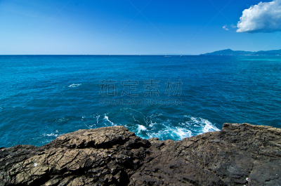悬崖,岩石,海洋,水,天空,暴风雨,旅行者,夏天,葡萄牙,石头