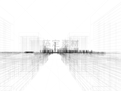 蓝图,建筑,建筑业,摩天大楼,四个物体,接线框,线框模型,钢索,格子,草图