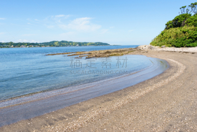 海滩,千叶市,馆山市,珊瑚礁,东京湾,海滩度假,千叶县,日光浴,水,天空