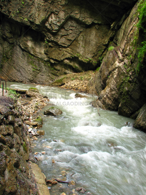 河流,峡谷,两只动物,垂直画幅,水,美,无人,旅行者,加米施帕腾基兴,户外