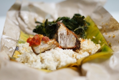 蔬菜,香料,米,鲔鱼,格子烤肉,热,椰浆饭,清新,食品,烤肉架
