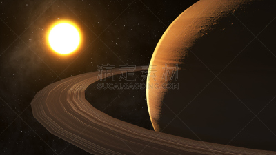 土星,绘画插图,太空,太阳,闪亮的,高雅,三维图形,卡西尼号宇宙飞船,罗马风格,太空船