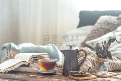木制,桌子,大特写,茶杯,静物,周末活动,热,背景分离,杯