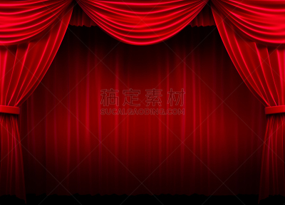 红色,幕布,正面视角,边框,水平画幅,纺织品,无人,天鹅绒,夜生活,建筑物门
