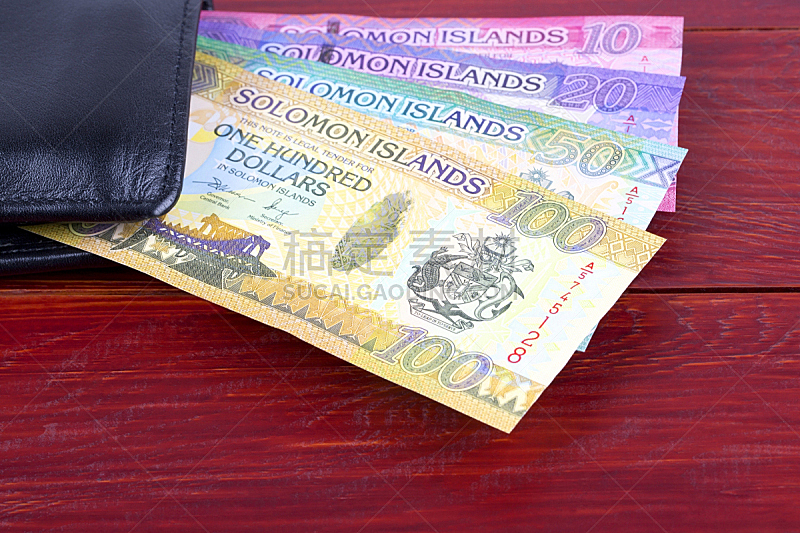 钱包,所罗门群岛,黑色,美元符号,商务,图像,经济,金融和经济,无人,背景