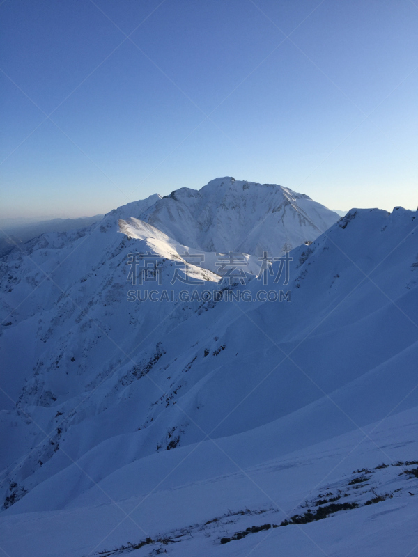 白马,日本,北,长野县,日本阿尔卑斯山脉,白马山,滑雪板,滑雪运动,无人,山脊