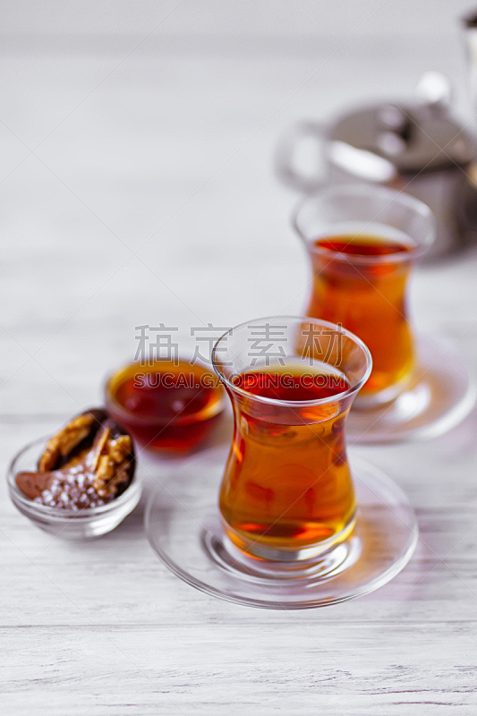 红茶,杯,茶壶,玻璃,糖果店,饮料,茶,传统,斯里兰卡,热