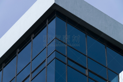GUATEMALA CITY, GUATEMALA – SEPTEMBER 1, 2017 - Exterior modern apartments building .Windows office building in latin america Guatemala. EDITORIAL.