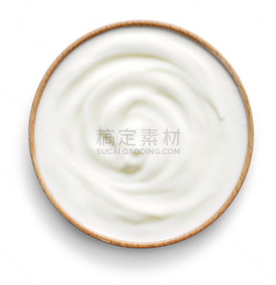 木制,碗,酸奶,美味,奶制品,清新,自然界的状态,背景分离,牛奶,食品