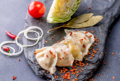 酱汁,塞满了的,蒸汽,饺子,盘子,煮食,国内著名景点,蔬菜,热,清新