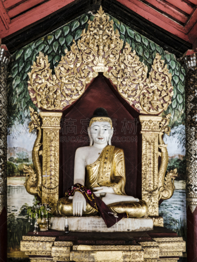 蒲甘,缅甸,宝塔,瑞喜宫塔,伯阿迪西亚像,佛,垂直画幅,无人,古老的,国际著名景点
