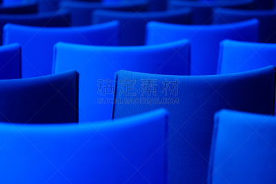 会议,蓝色,门厅,椅子,商务研讨会,演讲室,研究会,水平画幅,无人,观众