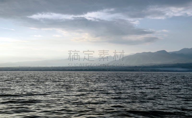 洛维纳,巴厘岛,海滩,黎明,早晨,海豚,水,天空,美,水平画幅