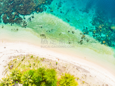 礁石,浮潜,印度尼西亚,风景,群岛,海滩,航拍视角,岛,苏门答腊岛,旅游