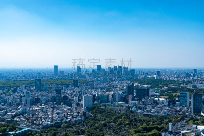 天空,都市风景,东京,太阳,看风景,蓝色,充满的,铲土机,西新宿,天际线拱门