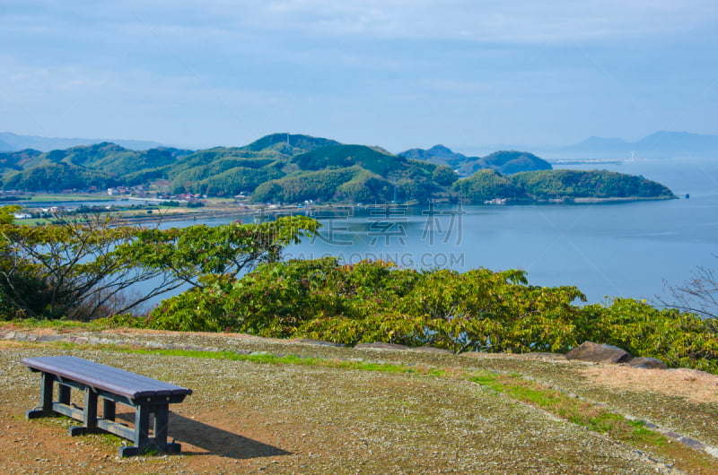 米子,看风景,湖,山,地形,户外,秋天,自然,图像,水平画幅