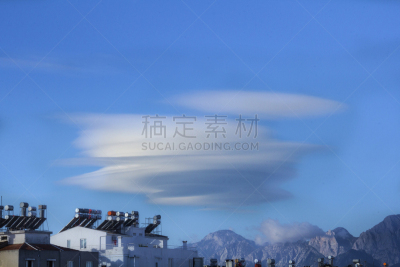 云,山,在上面,天空,气候,水平画幅,无人,户外,云景,非凡的