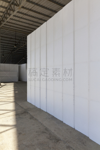 聚苯乙烯,仓库,砖,塑胶,堆,户外,建筑,在边上,块状,外立面