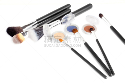 白色,眼影,画笔,扑面粉,个人随身用品,美,艺术家,褐色,调色板,彩妆