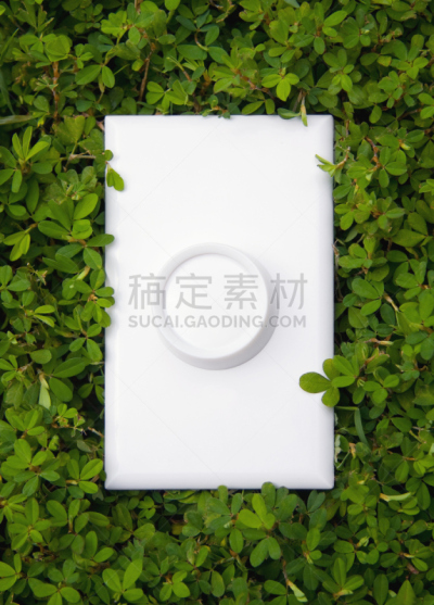 替代能源,开关,自然,垂直画幅,正面视角,绿色,能源,无人,符号,三叶草