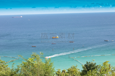 芭堤雅,岛,海洋,风景,水平画幅,沙子,无人,海港,夏天,泰国