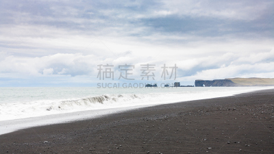 海岬,海滩,蒂霍拉伊,黑色,水,水平画幅,沙子,无人,火山地形,大西洋