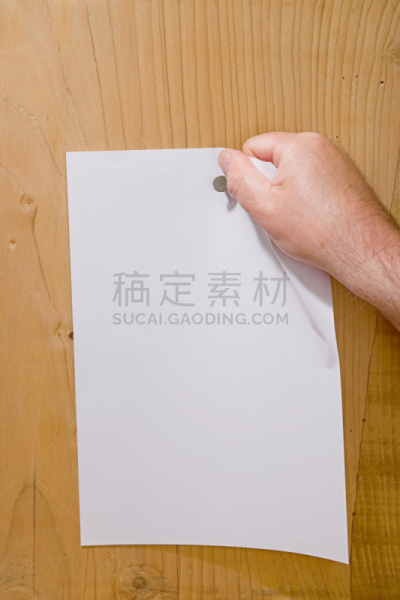 扯开,手,忠告,空白的,垂直画幅,留白,灵感,消息,市场营销,白色