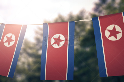 朝鲜,背景,户外,悬挂的,身份,燕尾旗,白昼,概念,图像,无人