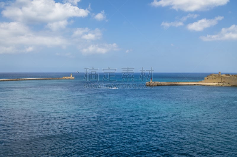 瓦莱塔,马耳他,海港,要塞,宏伟,圣若望,圣殿骑士,海岬,马耳他群岛,防波堤