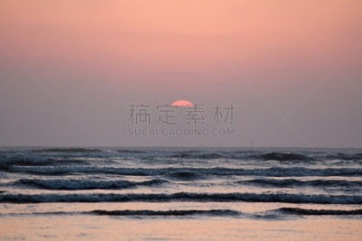 卡拉奇,巴基斯坦,克里夫顿海滩,海滩,水平画幅,云,无人,户外,阿拉伯海,海洋