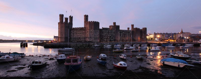 全景,卡纳芬城,水,天空,水平画幅,无人,海港,户外,游艇