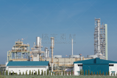 工厂,炼油厂,天空,罗勇,石油化工厂,精炼厂,石油工业,水平画幅,能源,无人