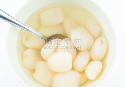 红毛丹,甜点心,糖浆,水平画幅,水果,异国情调,泰国,红色,人种,亚洲