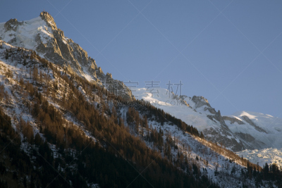 米迪正午峰,霞慕尼,滑雪缆车,天空,水平画幅,雪,无人,户外,白色,彩色图片