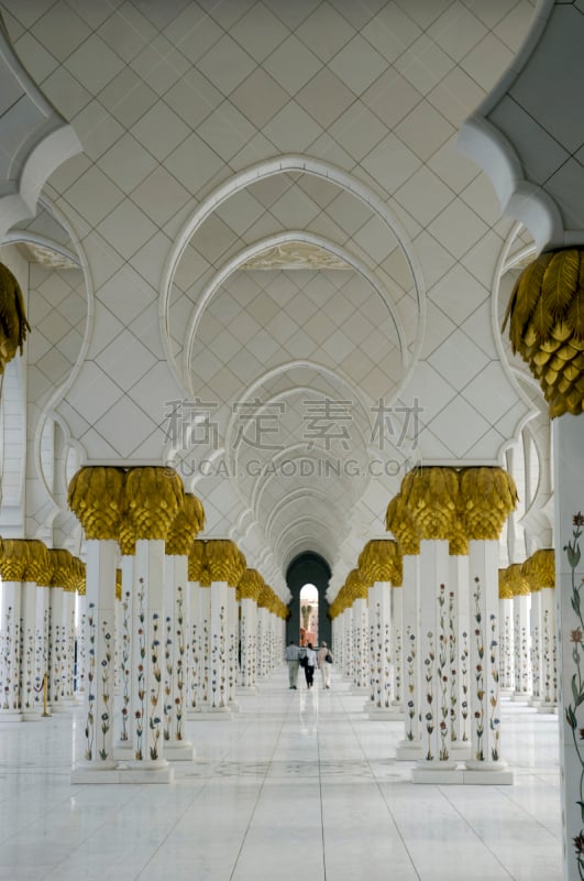 清真寺,阿布扎比,垂直画幅,中东人,阿拉伯联合酋长国,国际著名景点,彩色图片,祈祷,摄影